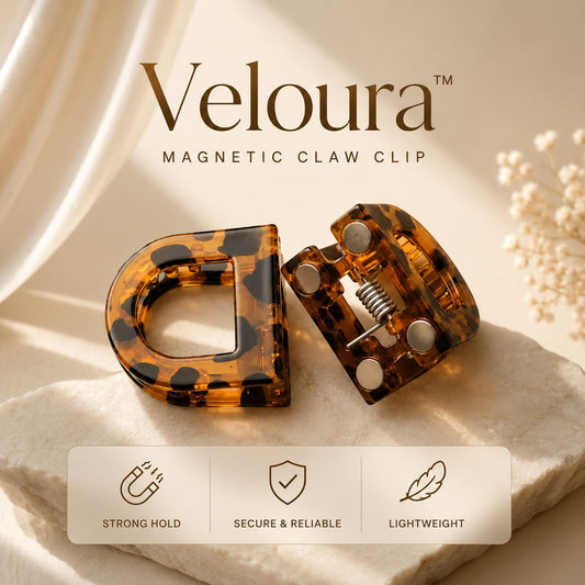 Veloura™ Magnetic Claw Clip (Pack of 4)