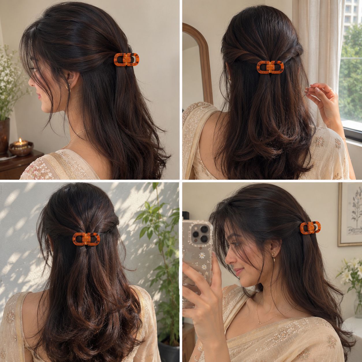 Veloura™ Magnetic Claw Clip (Pack of 4)